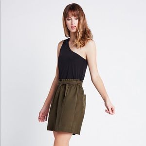 BCBGeneration One Shoulder Asymmetric Bodysuit XS